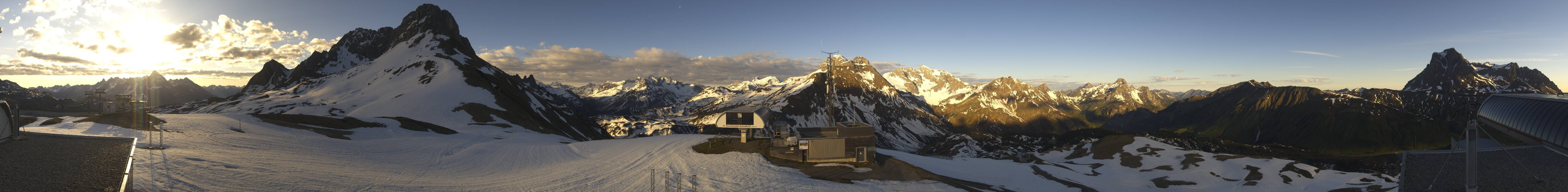 Archived image Webcam Panoramic view Warth Schröcken