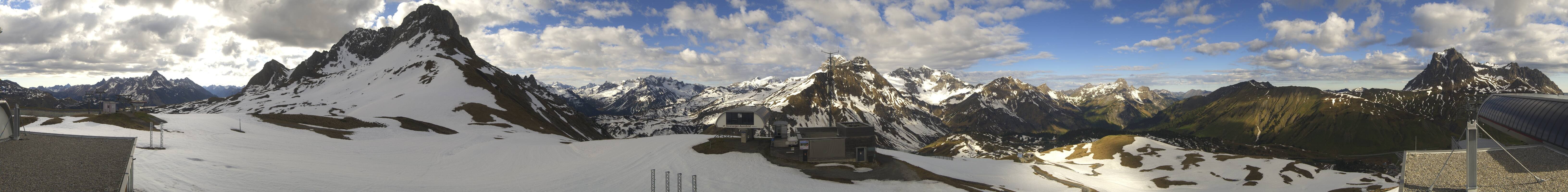Archived image Webcam Panoramic view Warth Schröcken