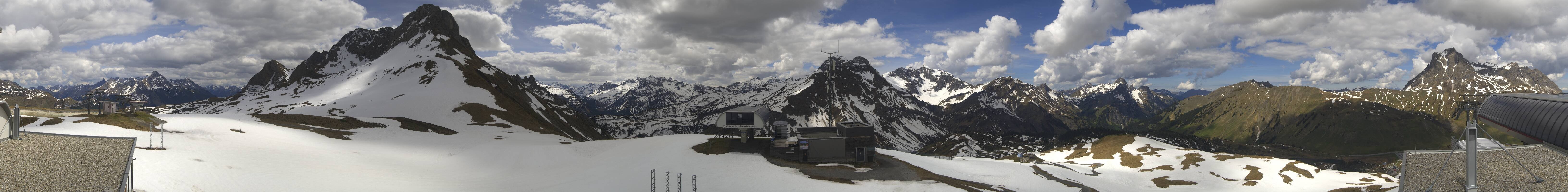 Archived image Webcam Panoramic view Warth Schröcken