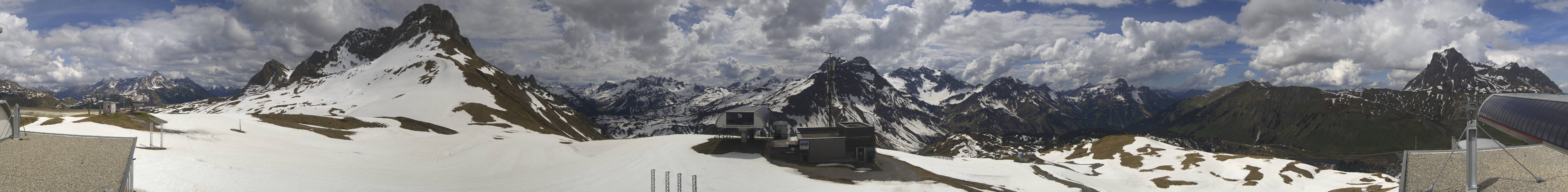 Archived image Webcam Panoramic view Warth Schröcken