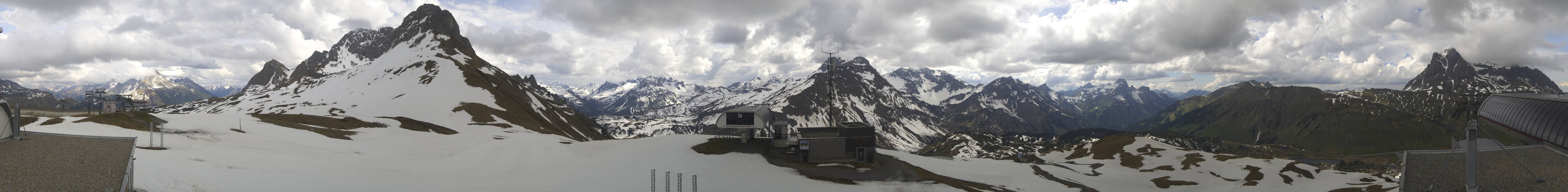Archived image Webcam Panoramic view Warth Schröcken