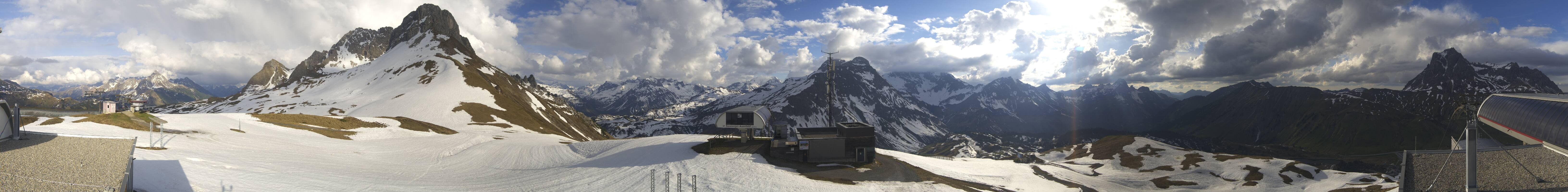 Archived image Webcam Panoramic view Warth Schröcken