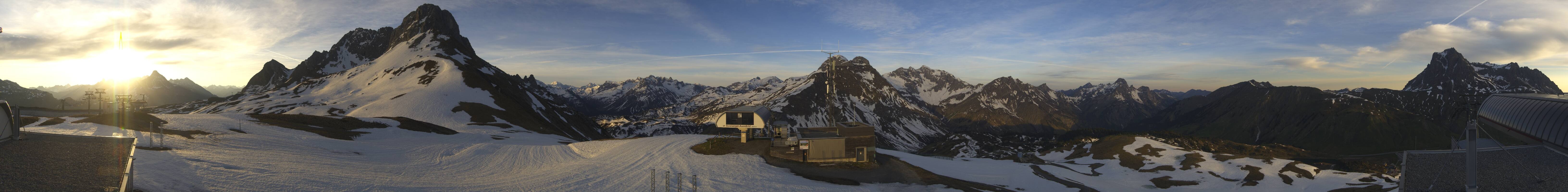 Archived image Webcam Panoramic view Warth Schröcken