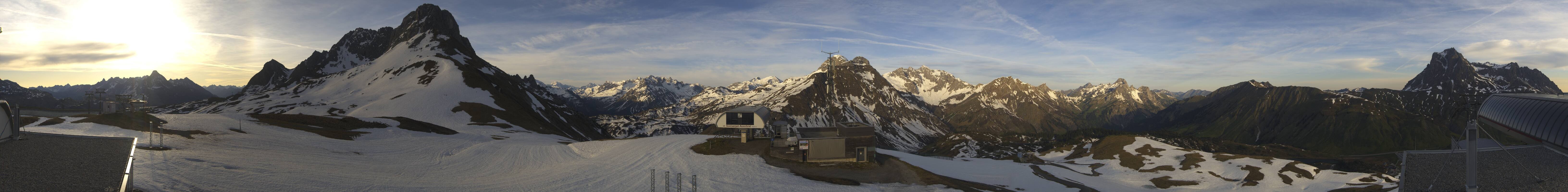 Archived image Webcam Panoramic view Warth Schröcken