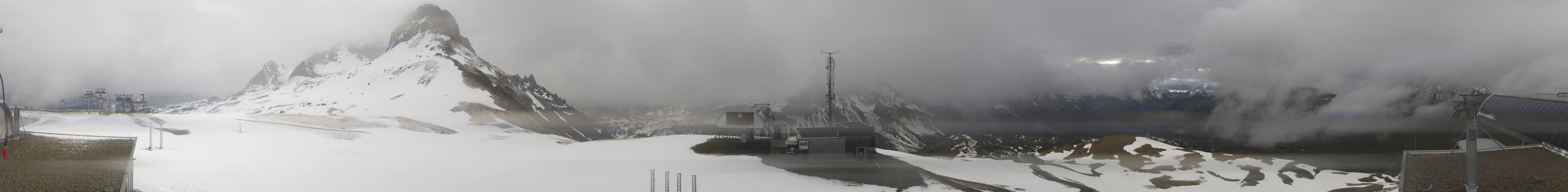 Archiv Foto Webcam Warth Schröcken - Panorama Saloberjet