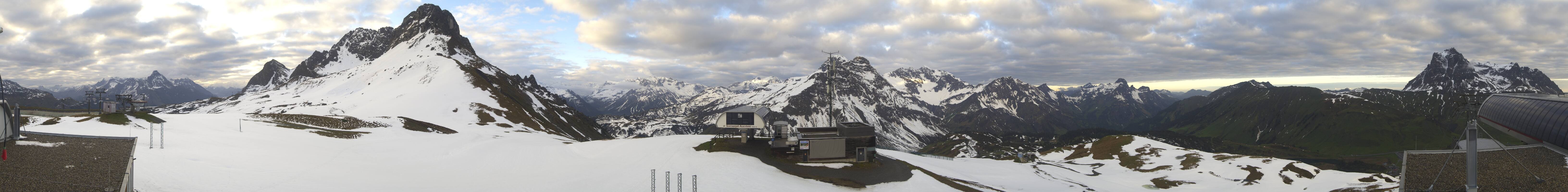 Archived image Webcam Panoramic view Warth Schröcken