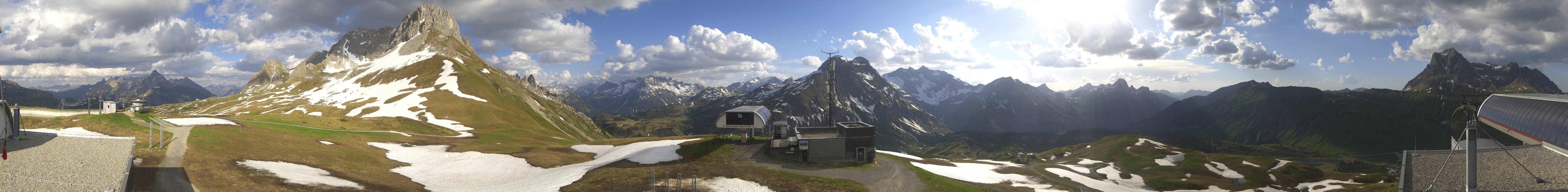 Archived image Webcam Panoramic view Warth Schröcken