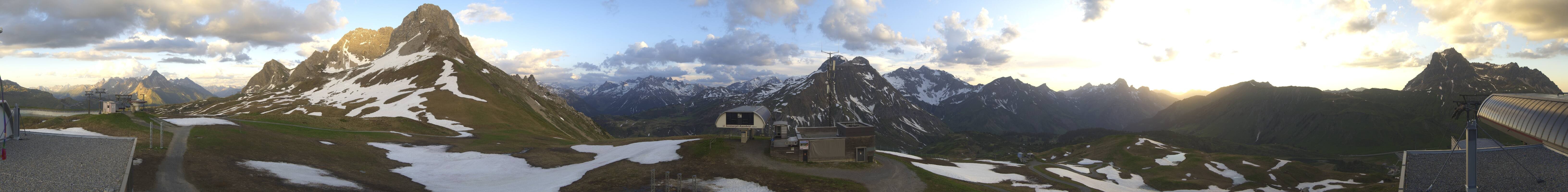 Archived image Webcam Panoramic view Warth Schröcken