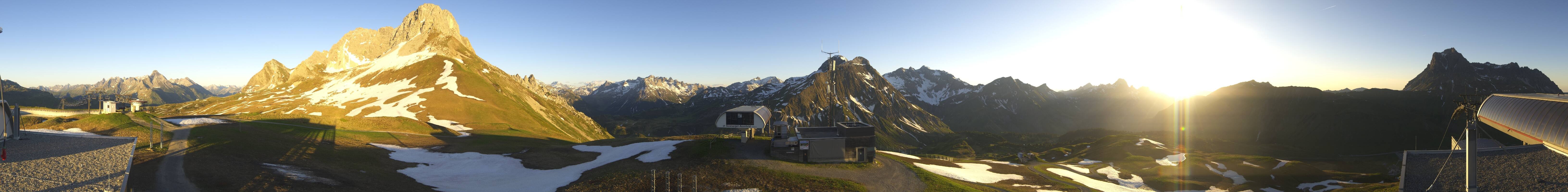 Archived image Webcam Panoramic view Warth Schröcken