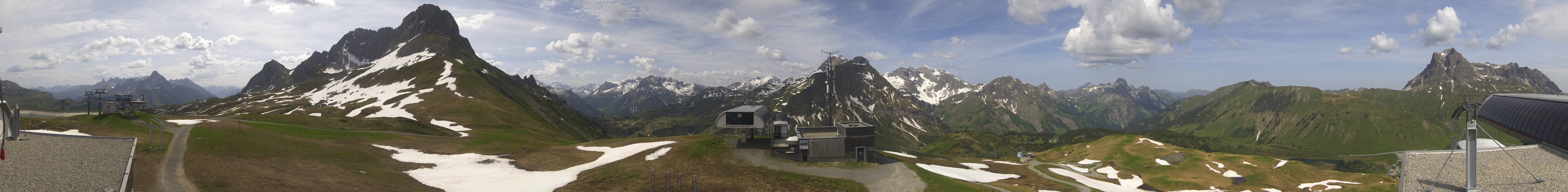 Archived image Webcam Panoramic view Warth Schröcken