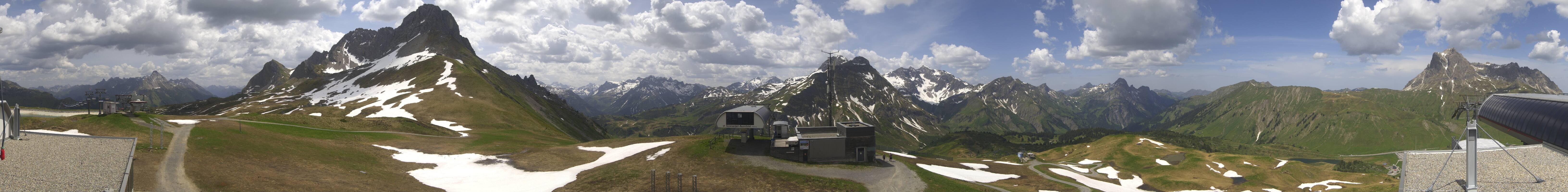 Archived image Webcam Panoramic view Warth Schröcken
