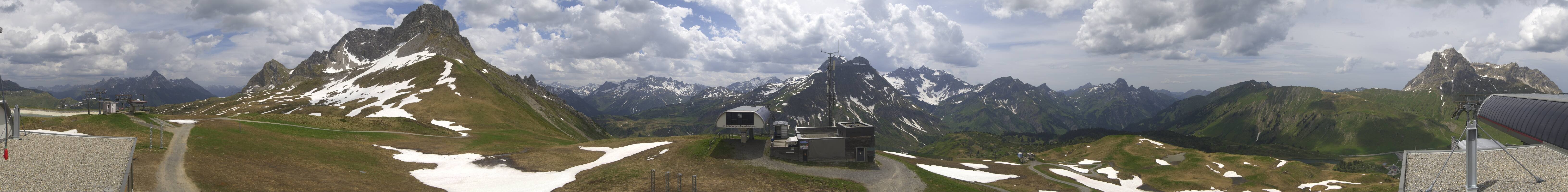 Archived image Webcam Panoramic view Warth Schröcken