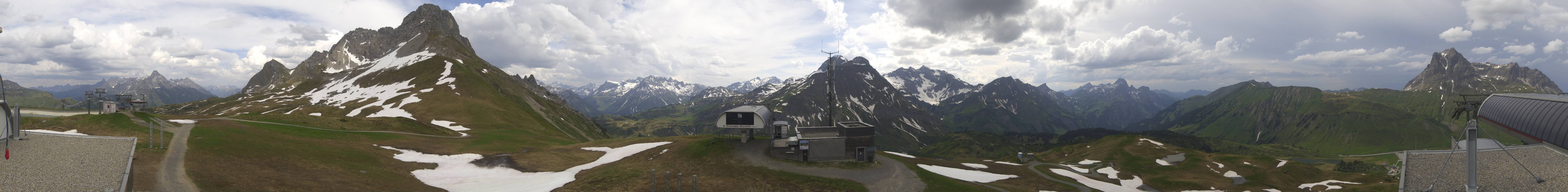 Archived image Webcam Panoramic view Warth Schröcken