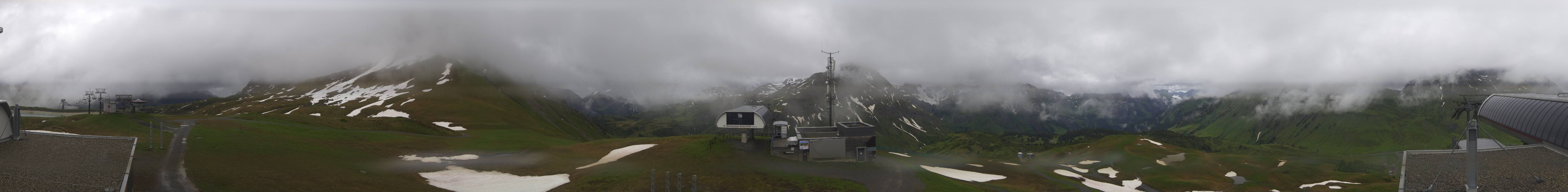 Archiv Foto Webcam Warth Schröcken - Panorama Saloberjet