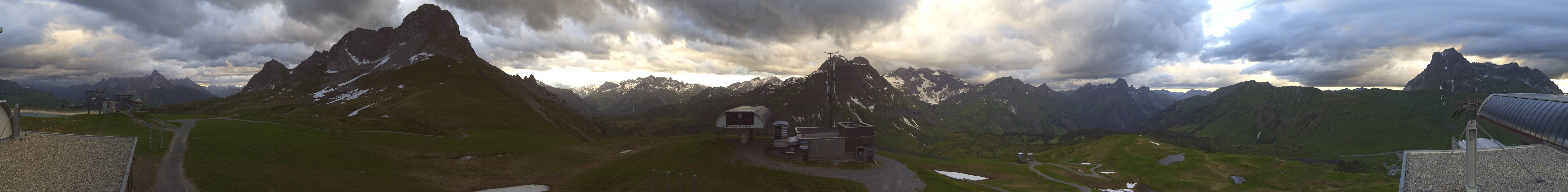 Archived image Webcam Panoramic view Warth Schröcken