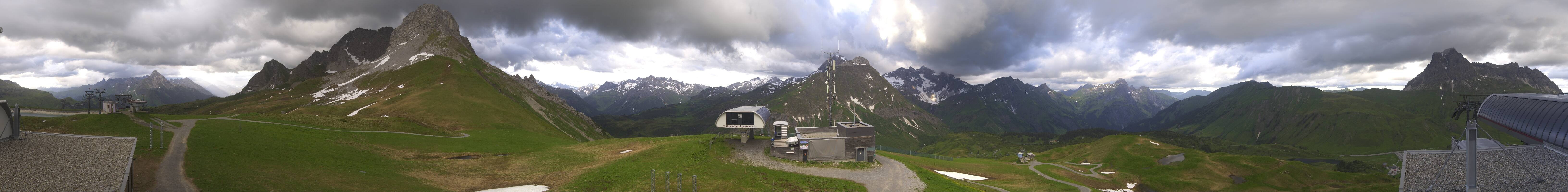 Archived image Webcam Panoramic view Warth Schröcken