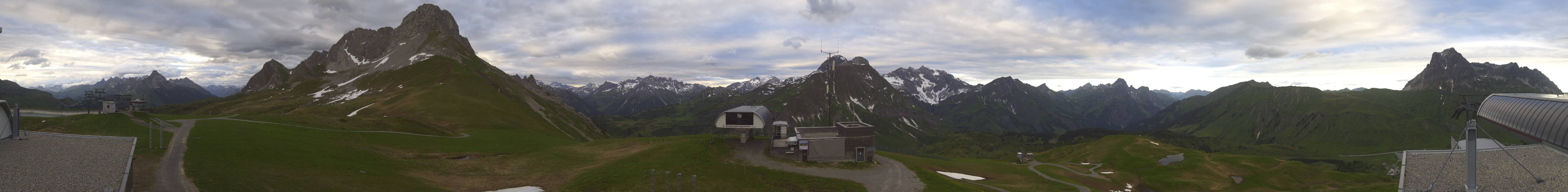 Archived image Webcam Panoramic view Warth Schröcken