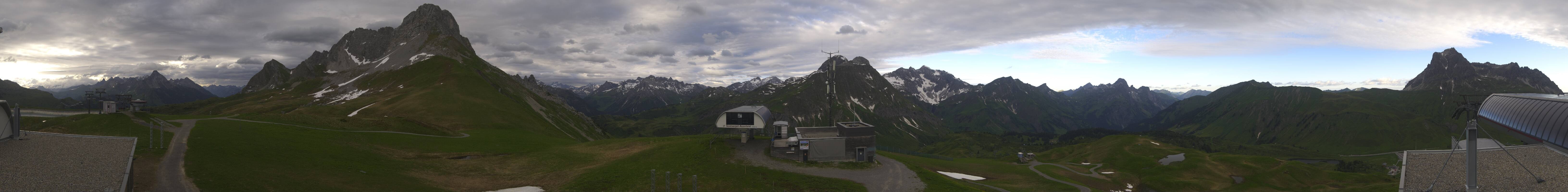 Archived image Webcam Panoramic view Warth Schröcken