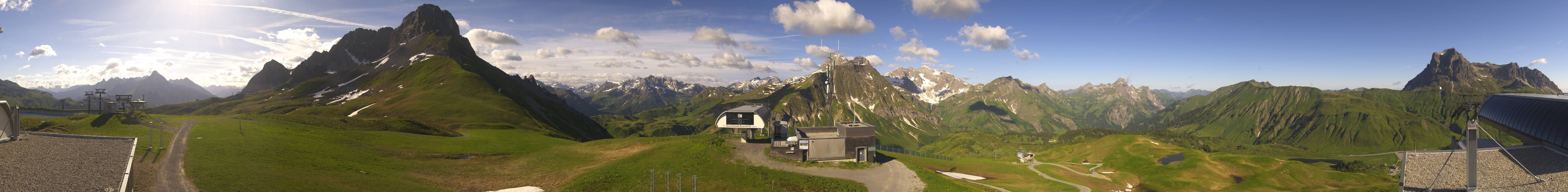 Archived image Webcam Panoramic view Warth Schröcken