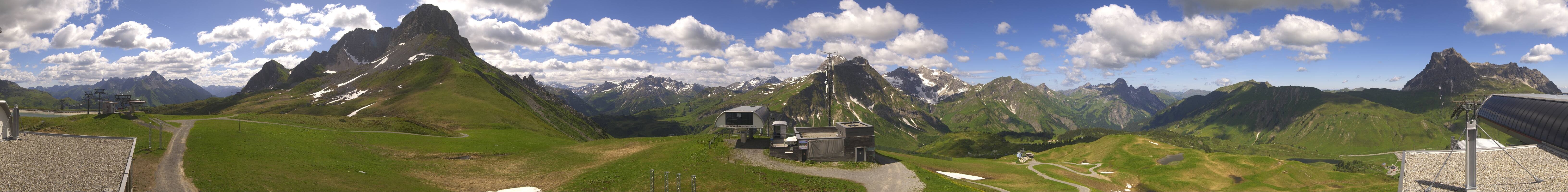 Archived image Webcam Panoramic view Warth Schröcken