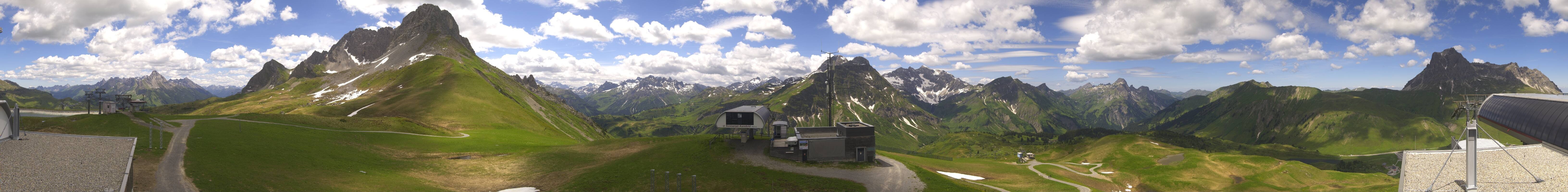Archived image Webcam Panoramic view Warth Schröcken