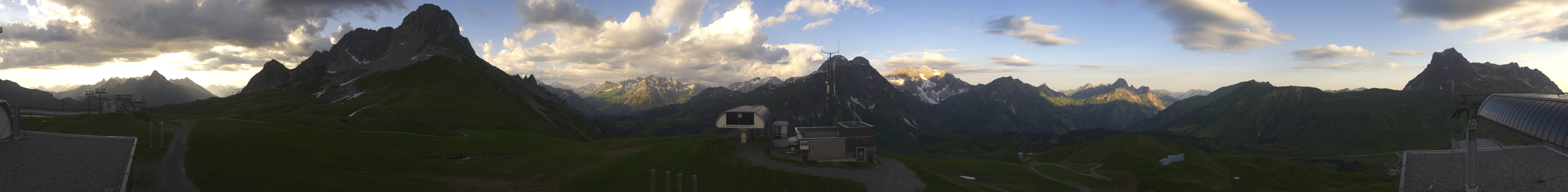 Archived image Webcam Panoramic view Warth Schröcken
