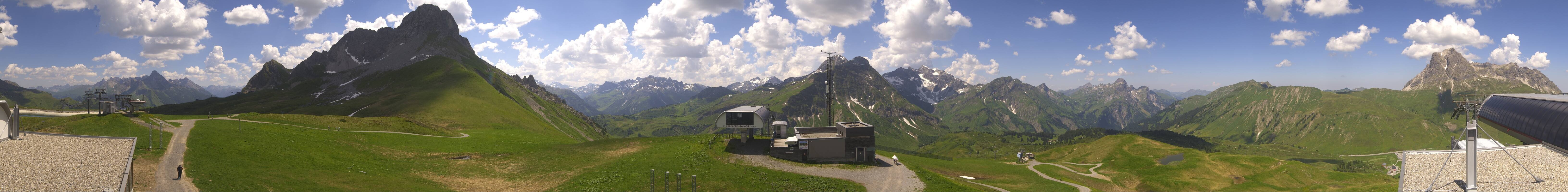 Archived image Webcam Panoramic view Warth Schröcken