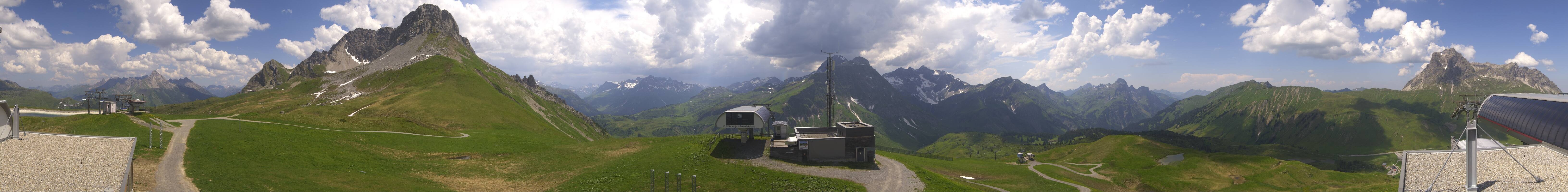 Archived image Webcam Panoramic view Warth Schröcken