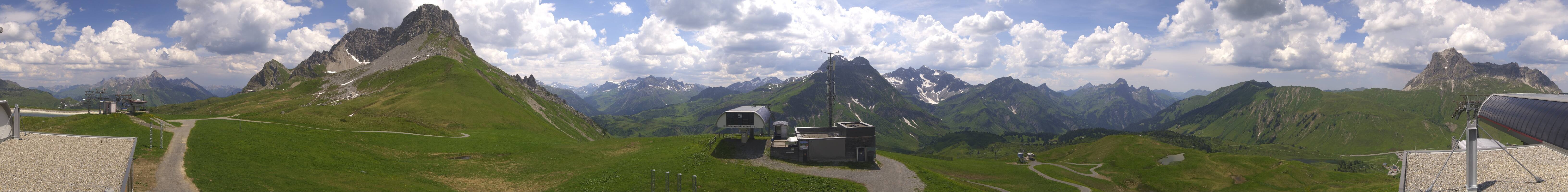 Archived image Webcam Panoramic view Warth Schröcken