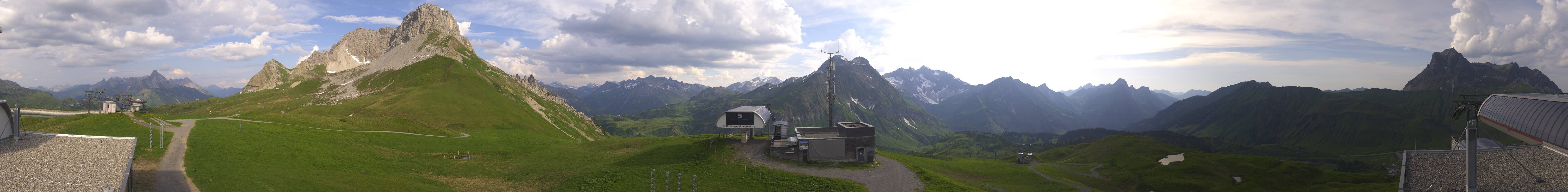 Archived image Webcam Panoramic view Warth Schröcken