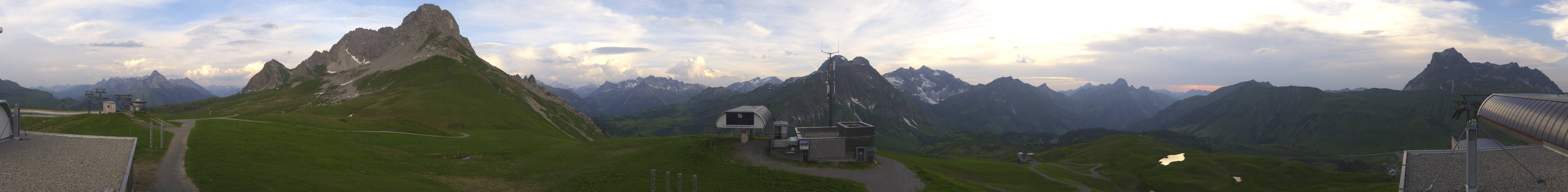 Archived image Webcam Panoramic view Warth Schröcken