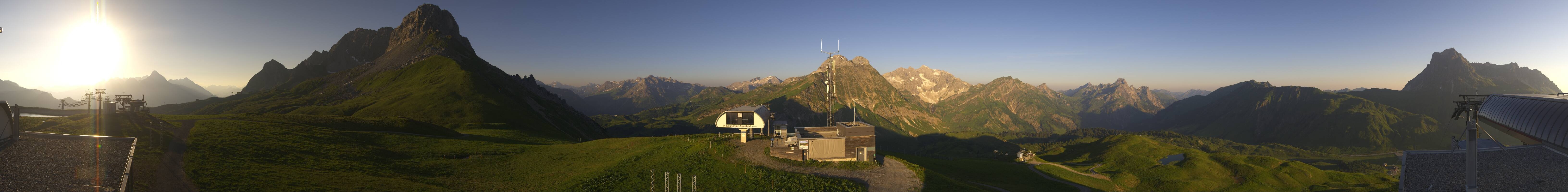 Archived image Webcam Panoramic view Warth Schröcken