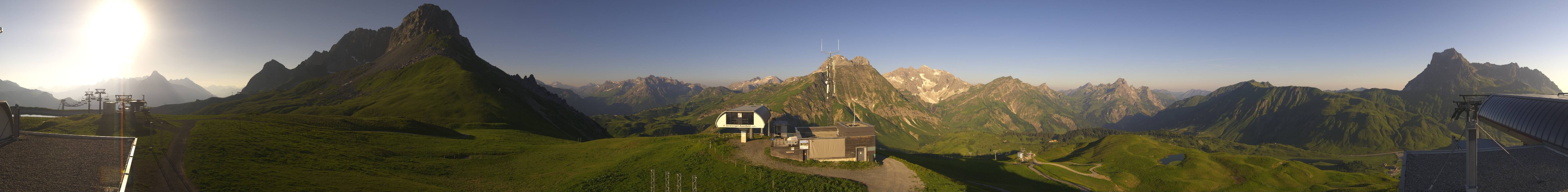 Archived image Webcam Panoramic view Warth Schröcken