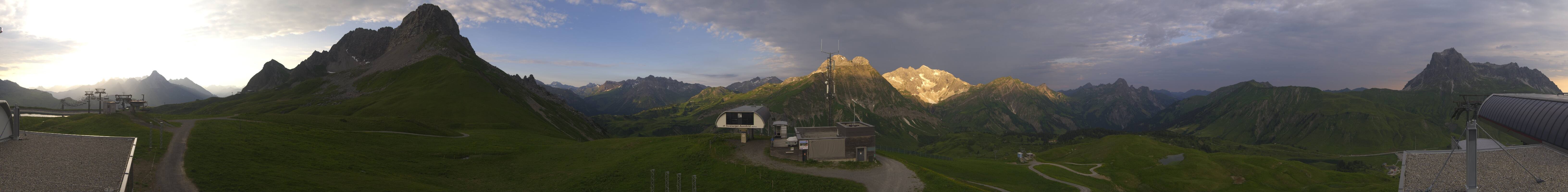 Archived image Webcam Panoramic view Warth Schröcken