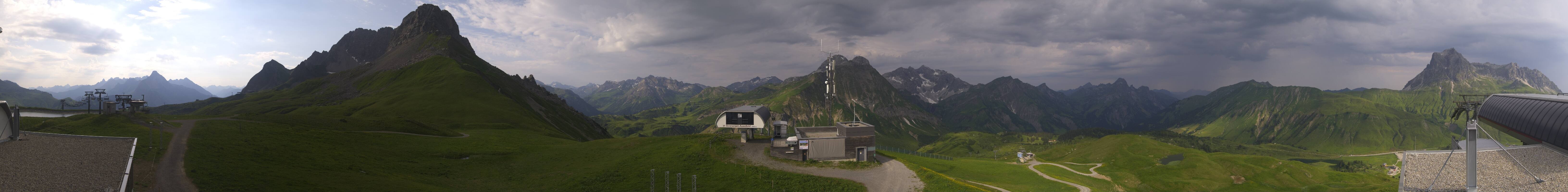 Archived image Webcam Panoramic view Warth Schröcken
