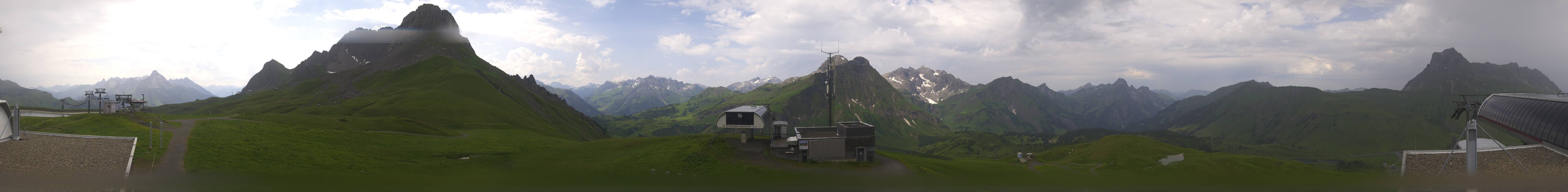 Archived image Webcam Panoramic view Warth Schröcken