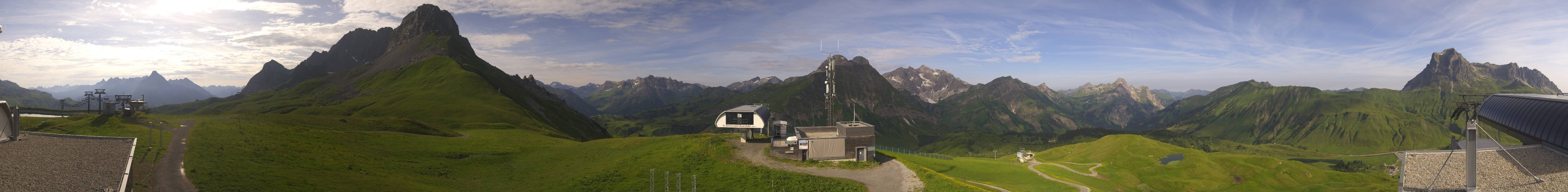 Archived image Webcam Panoramic view Warth Schröcken
