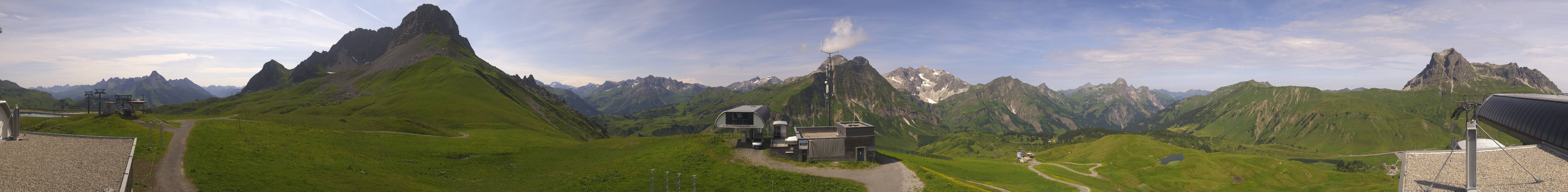 Archived image Webcam Panoramic view Warth Schröcken