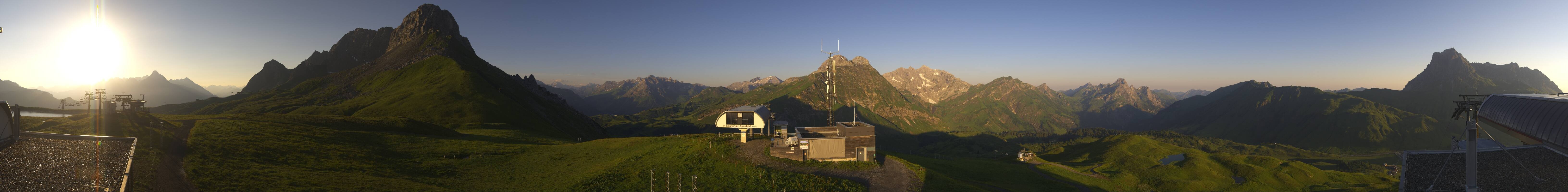 Archived image Webcam Panoramic view Warth Schröcken