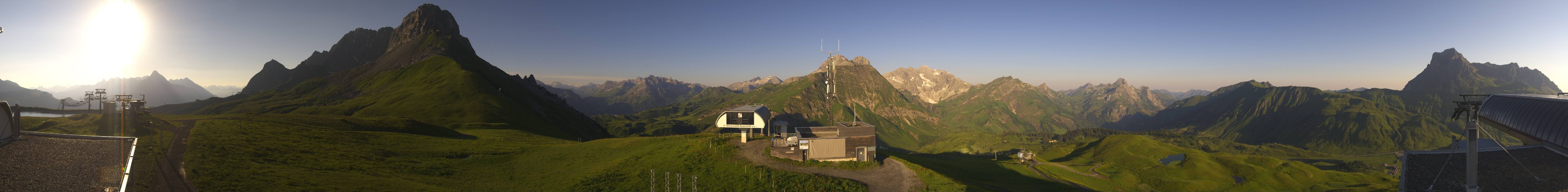 Archived image Webcam Panoramic view Warth Schröcken