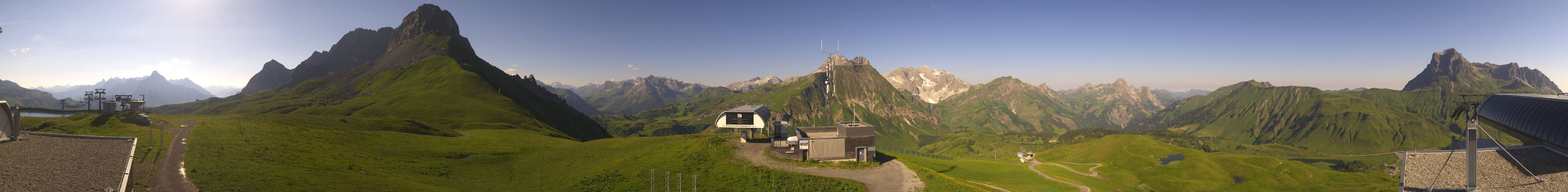 Archived image Webcam Panoramic view Warth Schröcken