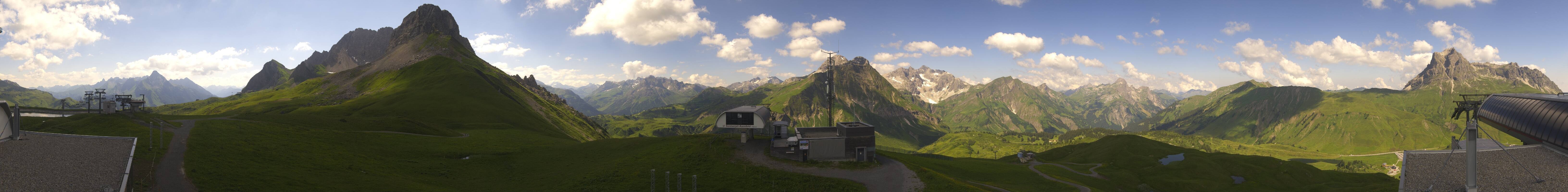 Archived image Webcam Panoramic view Warth Schröcken