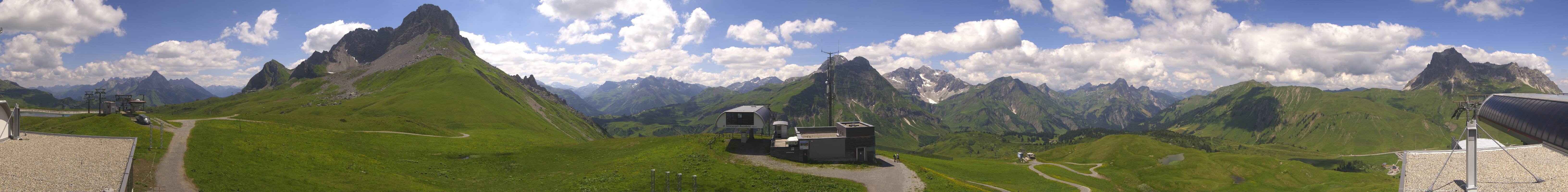 Archived image Webcam Panoramic view Warth Schröcken