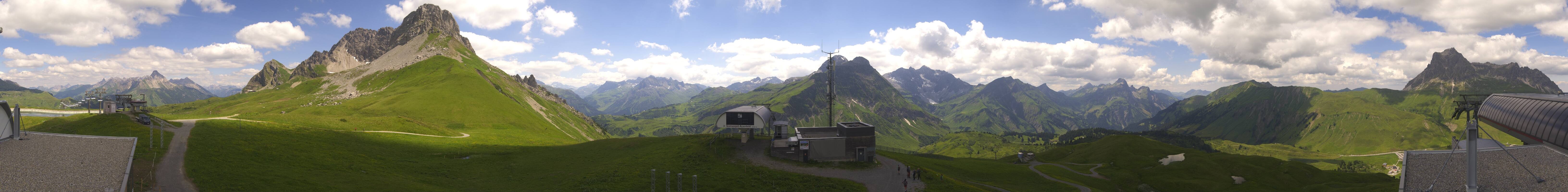 Archived image Webcam Panoramic view Warth Schröcken