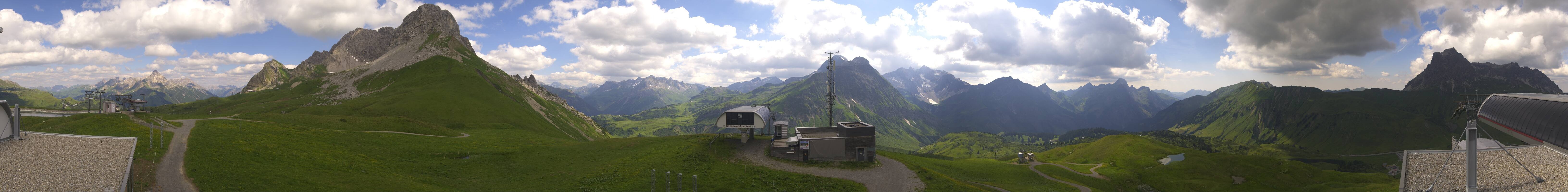 Archived image Webcam Panoramic view Warth Schröcken