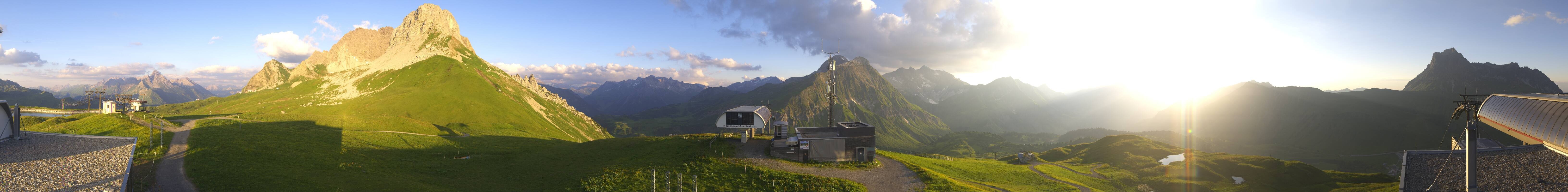 Archived image Webcam Panoramic view Warth Schröcken