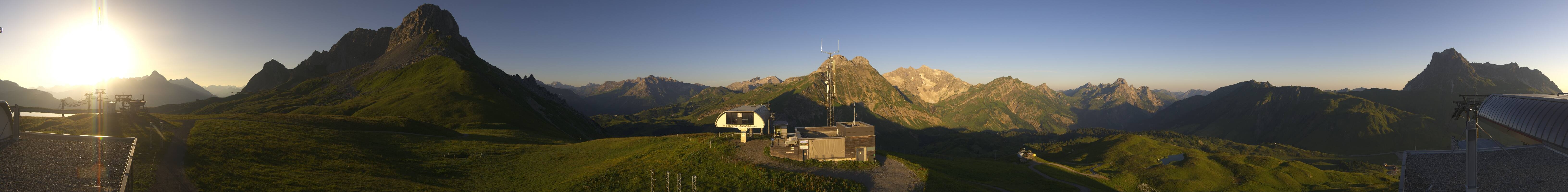 Archived image Webcam Panoramic view Warth Schröcken