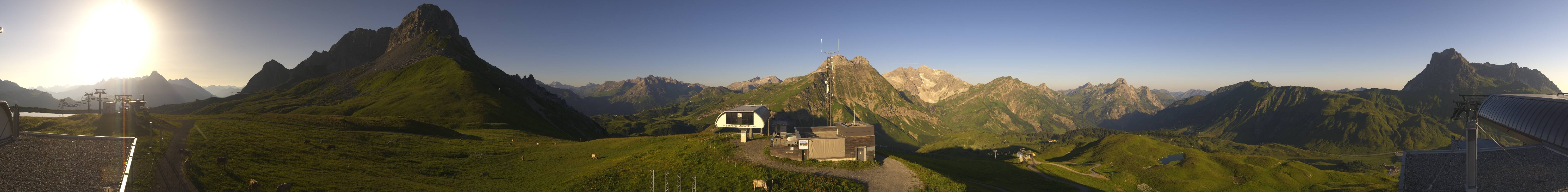 Archived image Webcam Panoramic view Warth Schröcken