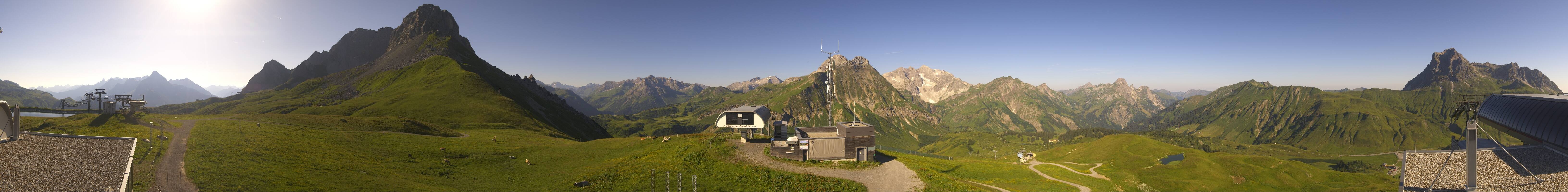 Archived image Webcam Panoramic view Warth Schröcken