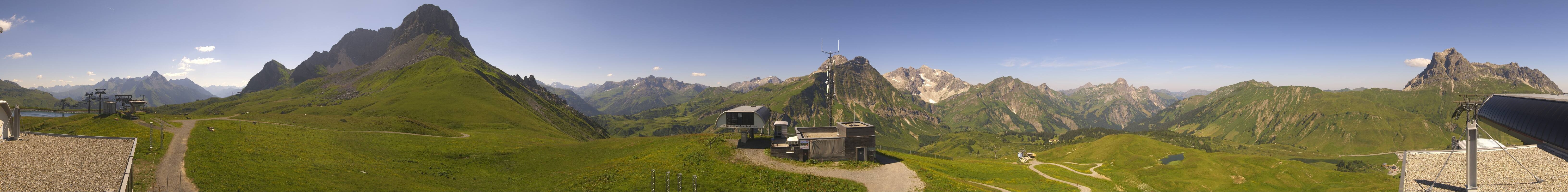 Archived image Webcam Panoramic view Warth Schröcken